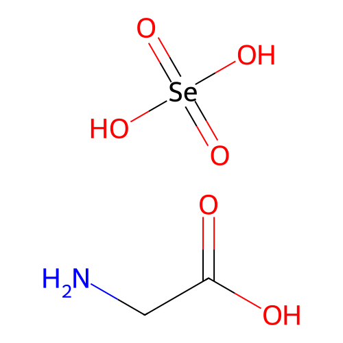 Triglycine selenate structure