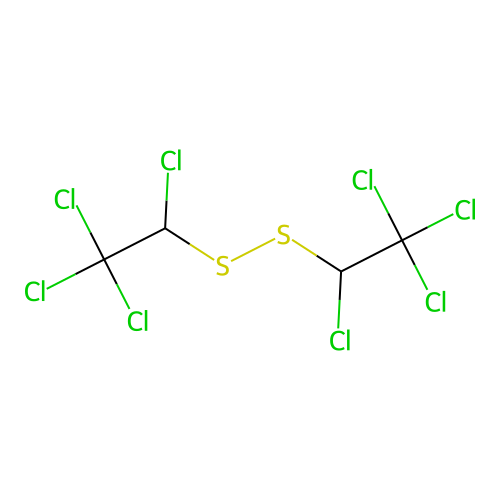 1,2,2,2-Tetrachloroethyl disulfide structure
