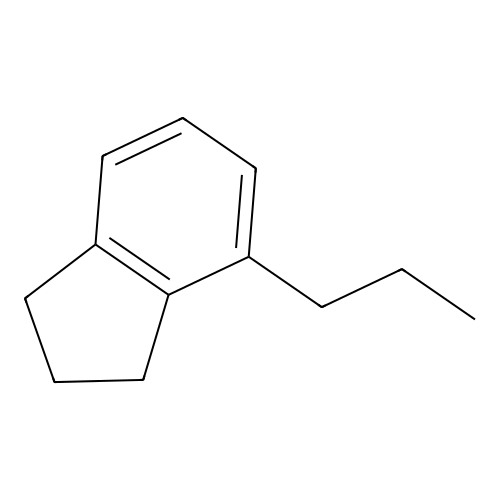 1H-Indene, 2,3-dihydro-4-propyl- structure