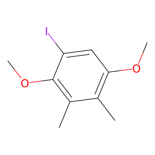 1,4-Dimethoxy-2,3-dimethyl-5-iodobenzene structure