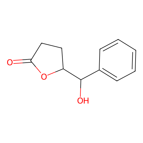 5-[Hydroxy(phenyl)methyl]dihydrofuran-2(3H)-one structure