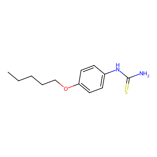 Thiourea, [4-(pentyloxy)phenyl]- structure