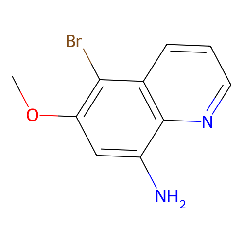 5-Bromo-6-methoxyquinolin-8-amine structure