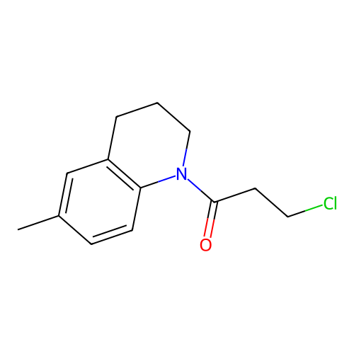 3-Chloro-1-(6-methyl-3,4-dihydroquinolin-1(2H)-yl)propan-1-one structure