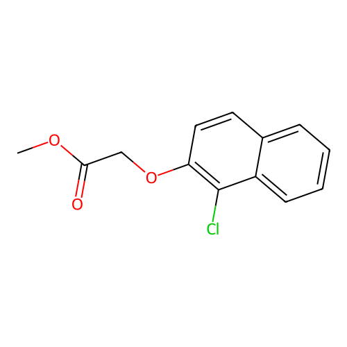 Methyl 2-(1-chloronaphthalen-2-yl)oxyacetate structure