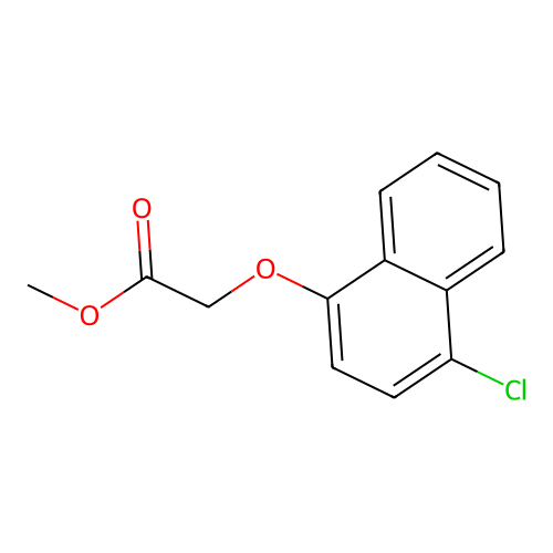 Methyl 2-(4-chloronaphthalen-1-yl)oxyacetate structure
