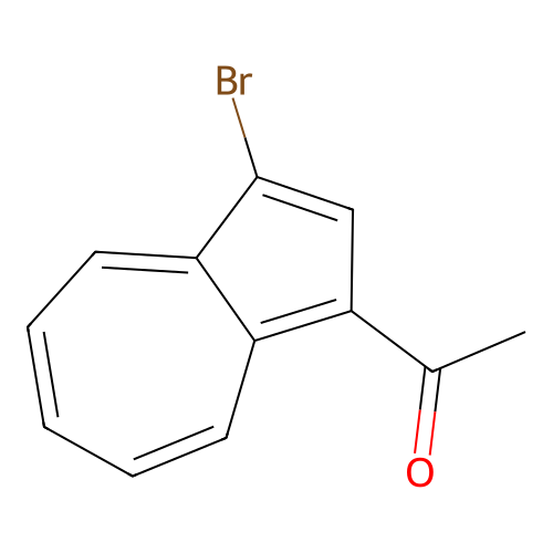 Ethanone, 1-(3-bromo-1-azulenyl)- structure
