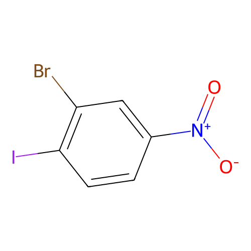 2-Bromo-1-iodo-4-nitrobenzene structure