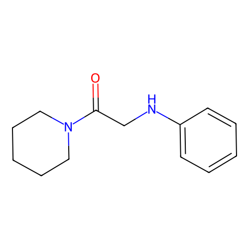 2-(Phenylamino)-1-(piperidin-1-yl)ethan-1-one structure