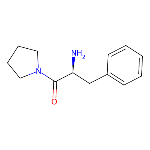 Pyrrolidine, 1-(N-phenylalanyl)- structure