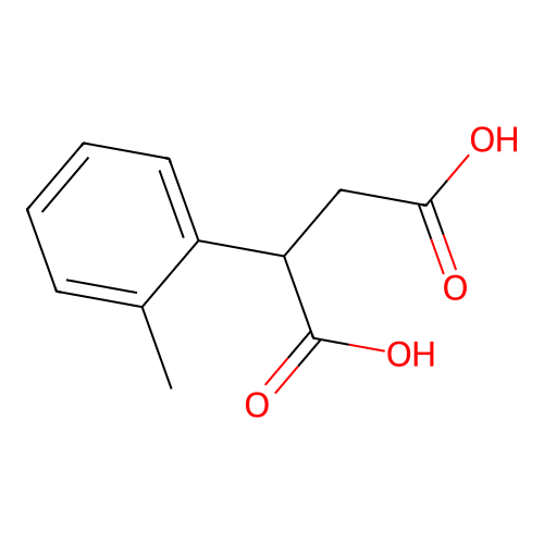 2-(2-Methylphenyl)butanedioic acid structure
