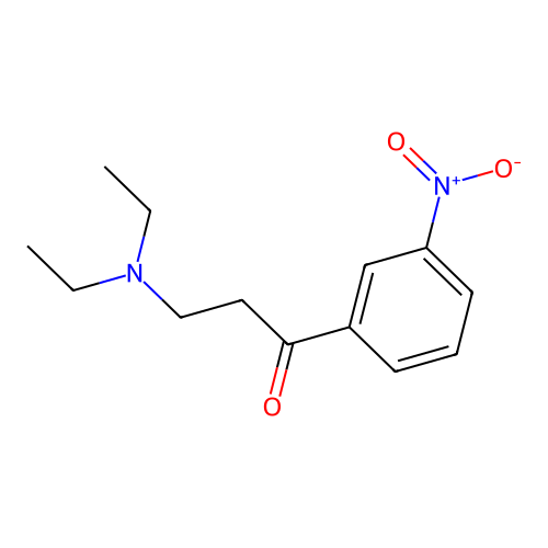 3-(Diethylamino)-1-(3-nitrophenyl)propan-1-one structure