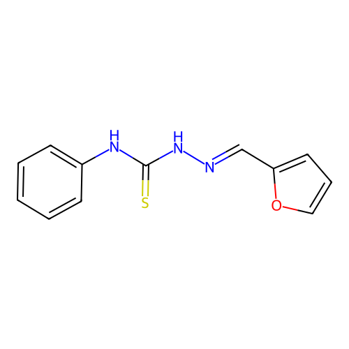 2-(2-Furanylmethylene)-N-phenylhydrazinecarbothioamide structure