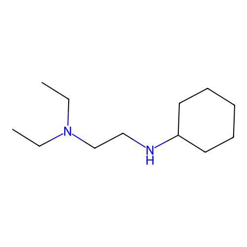 N~2~-Cyclohexyl-N~1~,N~1~-diethylethane-1,2-diamine structure