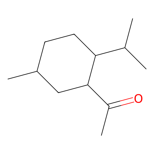 1-[5-Methyl-2-(propan-2-yl)cyclohexyl]ethan-1-one structure
