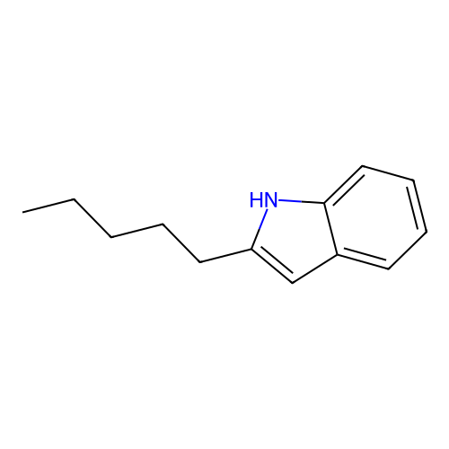 1H-Indole, 2-pentyl- structure