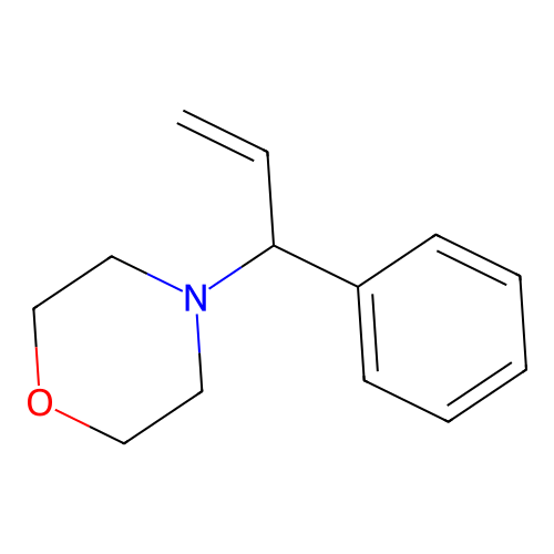 Morpholine, 4-(1-phenyl-2-propenyl)- structure