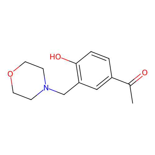 1-[4-Hydroxy-3-(morpholin-4-ylmethyl)phenyl]ethan-1-one structure
