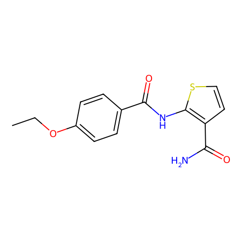 2-(4-Ethoxybenzamido)thiophene-3-carboxamide structure
