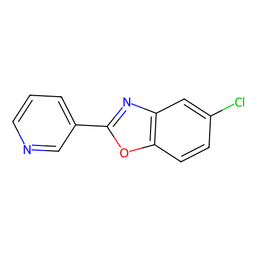 5-Chloro-2-(pyridin-3-yl)-1,3-benzoxazole structure