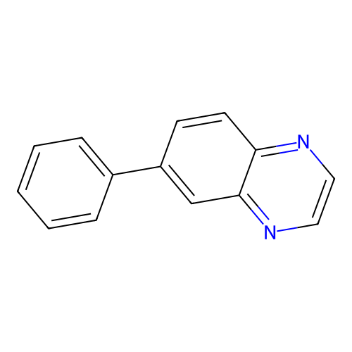 6-Phenylquinoxaline structure