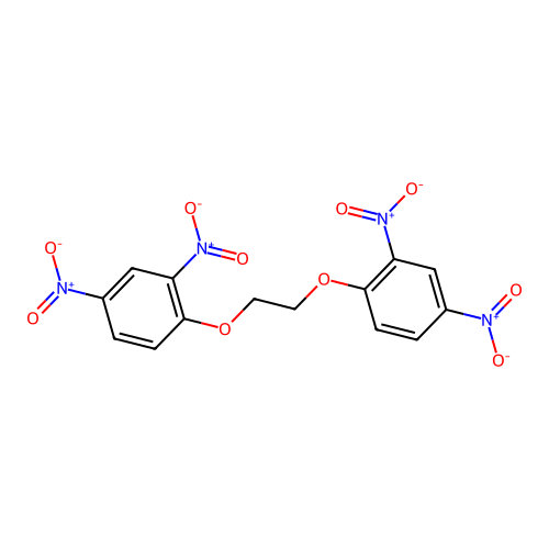 1-[2-(2,4-Dinitrophenoxy)ethoxy]-2,4-dinitrobenzene structure