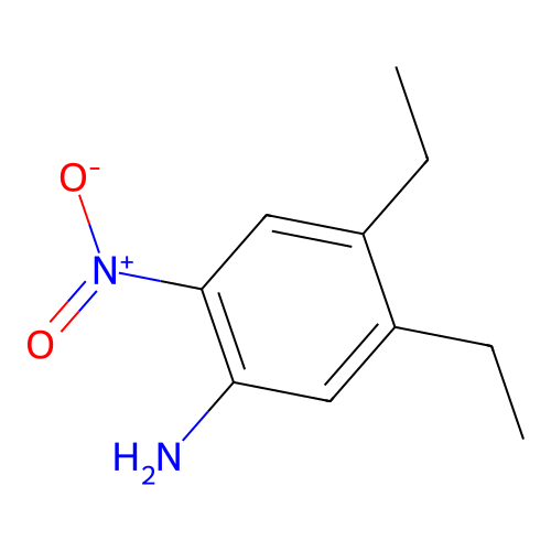 4,5-Diethyl-2-nitroaniline structure