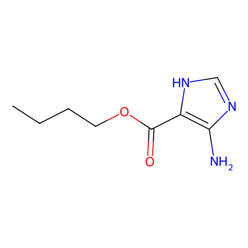 Butyl 5-amino-1H-imidazole-4-carboxylate structure