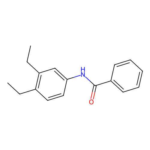 N-(3,4-二乙基苯基)苯甲酰胺 structure