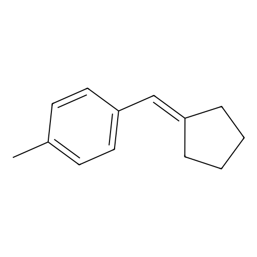 1-(Cyclopentylidenemethyl)-4-methylbenzene structure