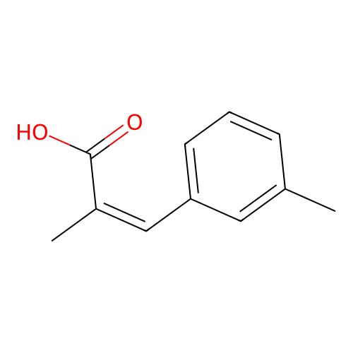 2-methyl-3-(3-methylphenyl)prop-2-enoic Acid structure