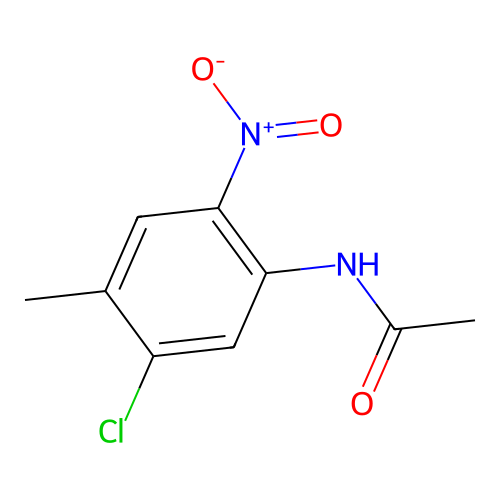 n-(5-Chloro-4-methyl-2-nitrophenyl)acetamide structure