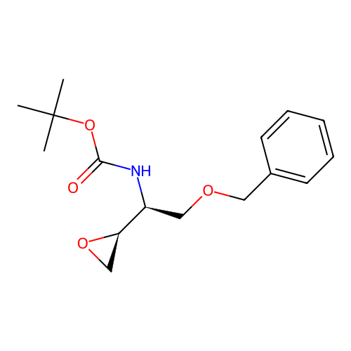tert-Butyl ((S)-2-(benzyloxy)-1-((S)-oxiran-2-yl)ethyl)carbamate structure