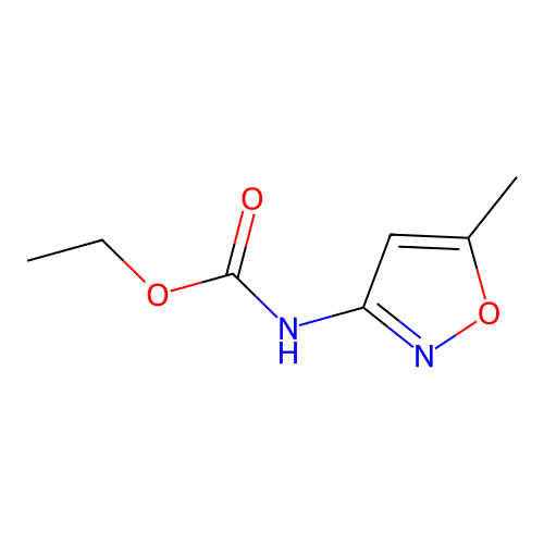 Ethyl (5-methylisoxazol-3-yl)carbamate structure
