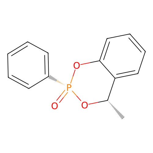 4H-1,3,2-Benzodioxaphosphorin, 4-methyl-2-phenyl-, 2-oxide, cis- structure