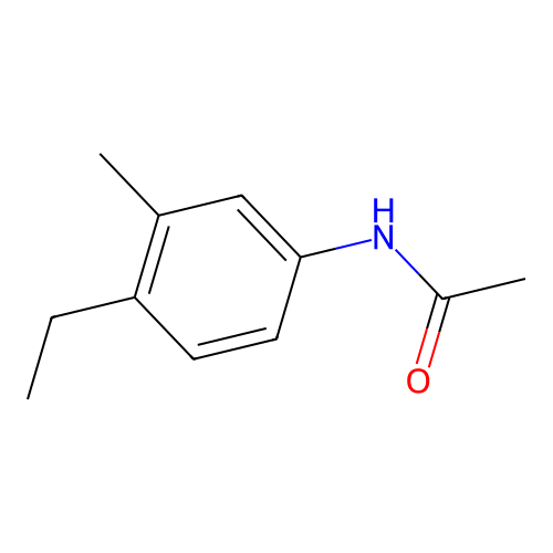 4'-Ethyl-3'-methylacetanilide structure