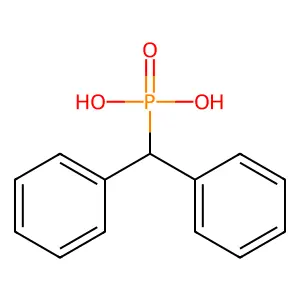 二苯甲基膦酸 structure