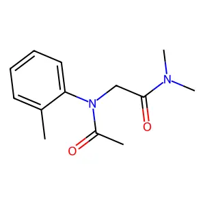 o-Acetotoluidide, N-(dimethylcarbamoylmethyl)- structure