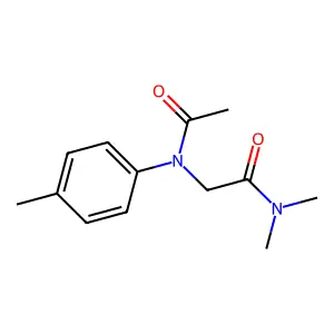 p-Acetotoluidide, N-(dimethylcarbamoylmethyl)- structure