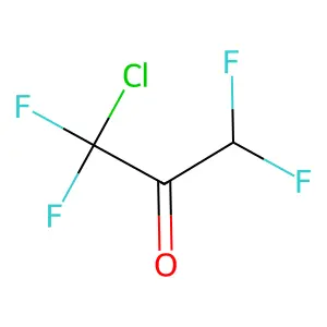 2-Propanone, 1-chloro-1,1,3,3-tetrafluoro- structure