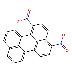 3,6-Dinitroperylene structure