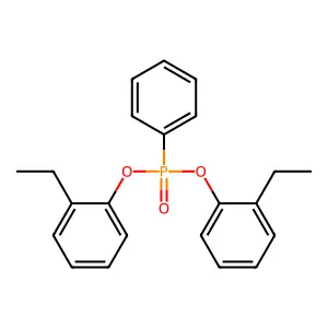 苯基膦酸双(邻乙基苯基)酯 structure