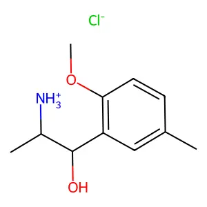 2-Amino-1-(2-methoxy-5-methylphenyl)propan-1-ol--hydrogen chloride (1/1) structure