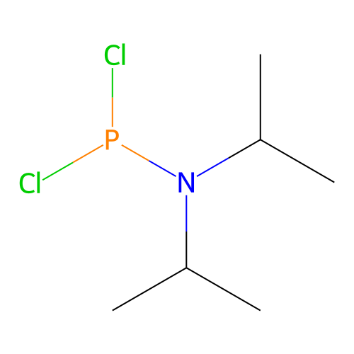Diisopropylphosphoramidous dichloride structure