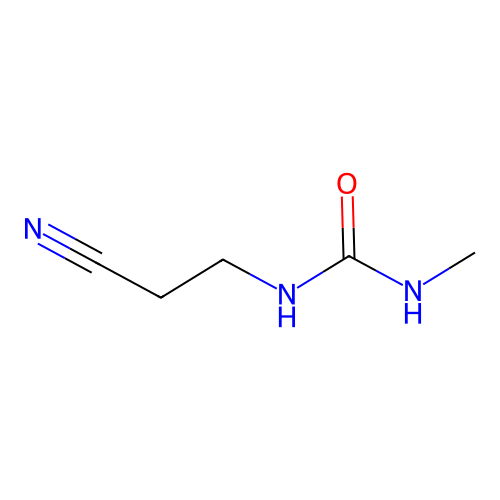1-(2-Cyanoethyl)-3-methylurea structure