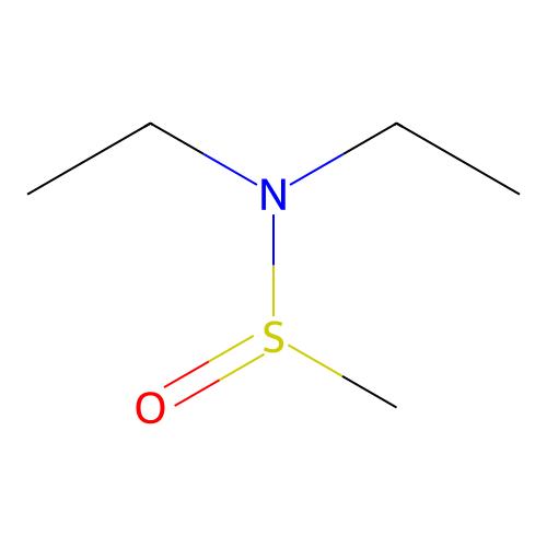 N,N-diethylmethanesulfinamide structure