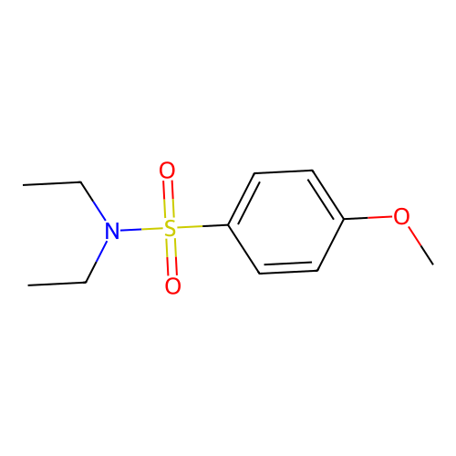 N,N-二乙基-4-甲氧基苯磺酰胺 structure