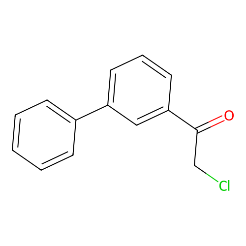 1-[1,1'-Biphenyl]-3-yl-2-chloroethanone structure