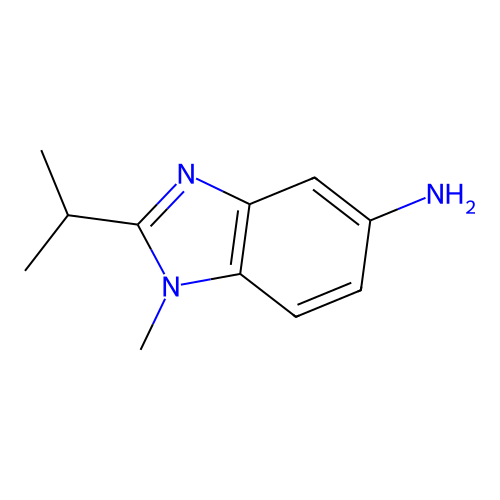 1-methyl-2-(propan-2-yl)-1H-benzimidazol-5-amine structure
