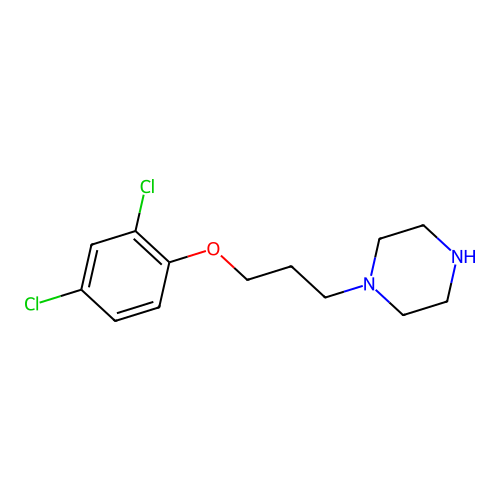 1-[3-(2,4-Dichlorophenoxy)propyl]piperazine structure